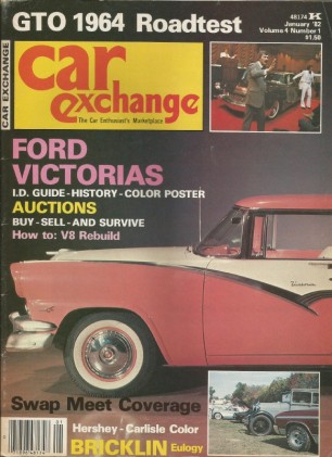 CAR EXCHANGE 1982 JAN - VICTORIAS, '56 PACKARD, FIESTA/CABALLERO,GTO, MINI